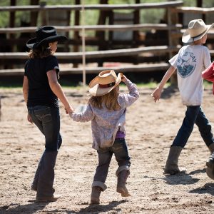 Small children with older children