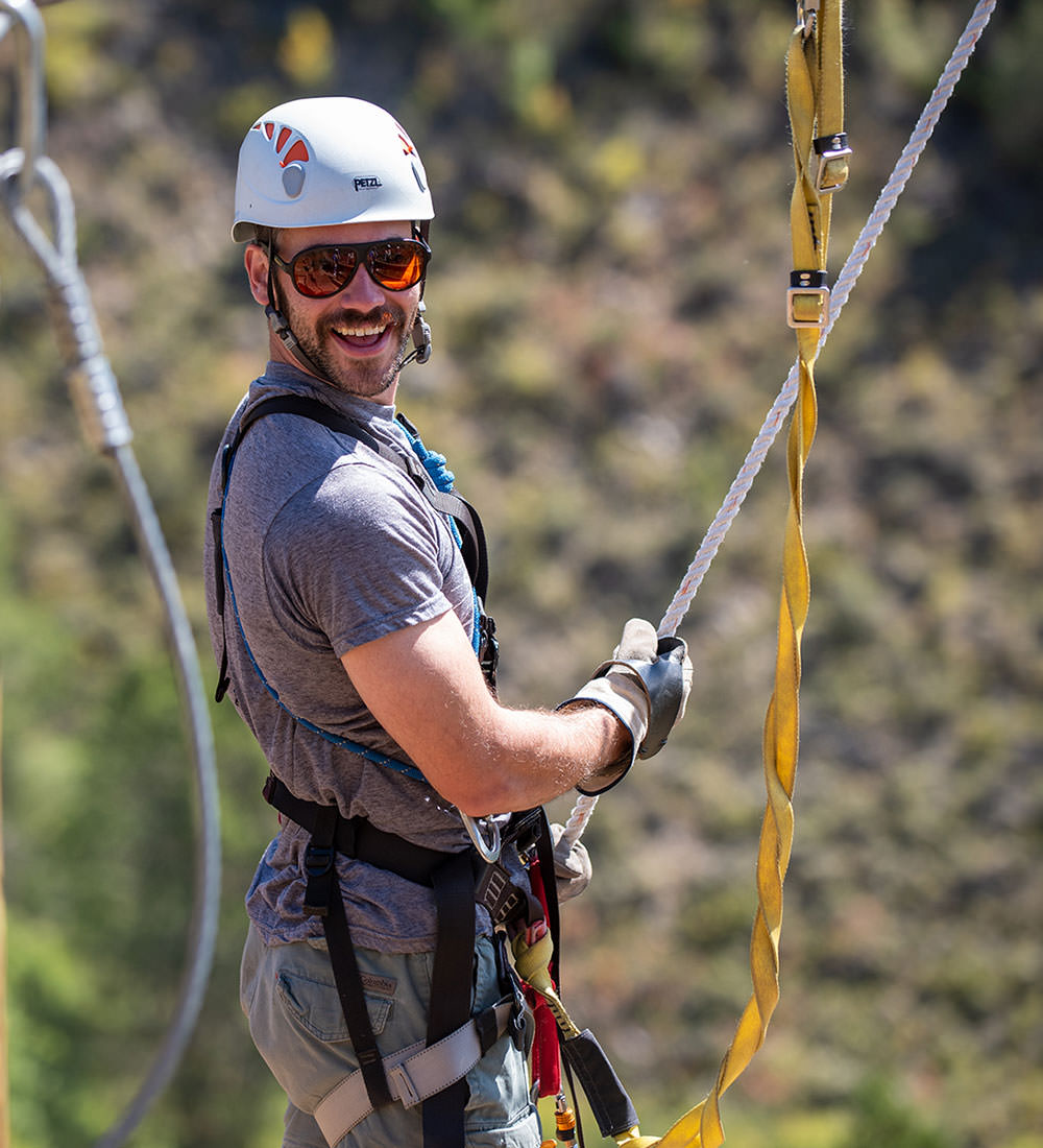 Zipline at Drowsy Water Ranch